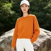 Sudadera de retazos de manga larga con cuello redondo para hombre, transmisión en vivo transfronteriza, nueva de otoño 2025, color sólido, camiseta básica casual versátil