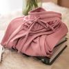 [Procesamiento Personalizado] Pantalones de Pierna Ancha de Seda Helada para Mujer, Verano, Delgados, de Cintura Alta, con Caída, Adelgazantes, Casuales, de Piso, para Personas Bajas