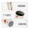 Taza Térmica de Titanio Puro para Pintura al Óleo Aikarean, Taza de Café para Mujeres, Alta Estética, Tubo Interior de Titanio para Exteriores, Taza de Viaje con Popote