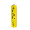 Níquel-Cadmio No. 7 Aaa200/250/300 Mah 1.2V Lámpara de Jardín de Capacidad Total Batería Recargable Incorporada Batería de Níquel-Cadmio