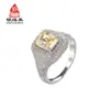 Anillo de Plata de Ley S925 con Circonita para Mujer Anillo Exagerado Europeo y Americano Anillos Fríos de Moda Ins Joyería al por Mayor
