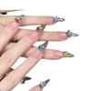 Caramelo Refresco Apilado Joyería de Pedrería Diamante Grande Corazón Deslumbrante Accesorios para Uñas Decoración de Uñas Pequeña Venta al Por Mayor Ins Estilo Popular