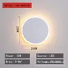Lámpara de pared moderna minimalista para mesita de noche de dormitorio, luz de pared de alto nivel para fondo de TV, luminaria circular de iluminación para balcón de entrada nórdico