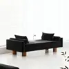 Taburete de sofá minimalista nórdico con tela y patas de madera maciza, adecuado para hotel, hogar, vestidor, sala de estar, recepción, dormitorio y pie de cama