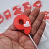 Bolsa de Vela Digital al por Mayor Superficie Roja Amor San Valentín 520 Propuesta Decoración de Pastel de Cumpleaños Niños Yo