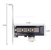 Tarjeta de expansión de escritorio M2 a PCI-E 1X M.2 disco duro transferencia protocolo NVME lector de tarjetas SSD tarjeta de prueba