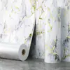 Adesivos de Parede Imitação Azulejo Mármore Autoadesivos à Prova d'Água e de Umidade Adesivos Decorativos para Parede de Fundo de TV de Sala de Estar