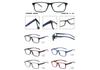 Montura de gafas TR90 para comercio exterior transfronterizo, apta para Europa, América y el Sudeste Asiático, montura de ocio regia, duradera y hermosa, 8244