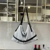 Bolsa de Lona Casual para Mujer, Bolso de Hombro Versátil de Gran Capacidad, Nuevo Bolso de Hombro y Cruzado Diario Verano 2026