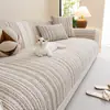 Cojín de Asiento para Sofá de Chenilla Silicona Antideslizante Resistente al Desgaste Resistente a los Arañazos Simple Lujo Ligero Todas las Estaciones Universal Tela Protectora para Sofá de Cuero