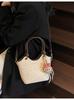 Bolso Cruzado Retro Casual Tipo Cubo para Mujer 2026 Nuevo Estilo Textura Simple Bolso de Hombro de Moda Elegante Bolso Cruzado