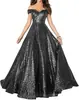 Vestido de Comércio Exterior da Amazon 2026 Novo Estilo Tomara-que-caia Vestido de Baile Vestido de Noite Linha A Feminino Longo Lantejoula Vestido Formal