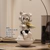 Vaso con Astronauta Tocando el Piano Adornos de Escritorio Decoraciones para Mueble de TV Mueble de Vino Regalo de Inauguración
