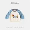 Suéter Pulóver Infantil Dudu, Nuevo Estilo Otoño, Ropa de Punto para Niños, Atuendo de Otoño, Pulóver para Niñas, Ropa de Moda Infantil para Bebés