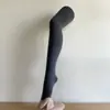 Calcetines Leggings Negros Grises de Aspecto Delgado para Mujer Otoño e Invierno Algodón Planos Color Avena Básicos Versátiles Pantalones Cálidos de Aspecto Delgado