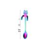 Colher de gato criativa de aço inoxidável 304 colher de gato de desenho animado de aço inoxidável colher para xícara pendurada colher de café colher de mistura atacado