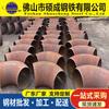 Codo de 90 grados soldado para chimenea de gran diámetro, codo reductor galvanizado, suministro directo de Guangdong Foshan