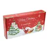 Venta al por mayor de fábrica Caja de regalo de Navidad transfronteriza, Lata de atmósfera festiva Vela de cera de soja perfumada Decoración