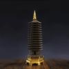 Latón grueso máquina de presión Torre Wenchang 9 9 13 13 tres pisos adornos de escritorio Fabricantes de cobre al por mayor