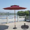 Sombrilla de Exterior, Sombrilla de Patio, Sombrilla de Sol, Sombrilla para Puesto de Campamento, Sombrilla de Jardín con Columna Central para Protección Solar, Sombrilla de Playa de Ocio con Manivela