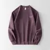 Sudadera de Marca Americana de Moda con Puntada Texturizada Bordado de Letras para Hombre Otoño Nuevo Cuello Redondo Holgada Casual Manga Larga