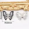 Botones metálicos de colores botones con forma de mariposa pintados al óleo botones decorativos para abrigo de lana gruesa botones para suéter botones para abrigo traje