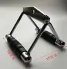 Polea de rodamiento fijo de tubo cuadrado suspensión silenciosa modificación DIY remo de tracción doble cabezal curl de bíceps accesorio de fitness