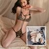 Lencería Lianyungang Maid Leopard Print Uniforme Tres Puntos Caliente Sexy Pasión Cama Coqueteo Libre Nuevas Mujeres