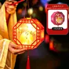Festival do Meio Outono DIY Outdoor Lanternas Luminosas Artesanais Estilo Antigo para Atividades Pai-Filho e Sentimentos Rituais Decorativos