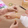 Caixa com 40 Compartimentos Conjunto de Miçangas de Vidro Coloridas Miçangas Misturadas Material para Pulseira Colar DIY Conjunto de Enfeites Acessórios