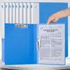 Material de Escritório Pasta Plástica A4 Pasta com Clipe Duplo Pasta Espessa para Arquivos Pasta de Arquivo de Folhas Soltas Pasta Rápida para Trabalho Pasta de Armazenamento