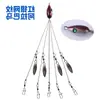 Atacado de Fábrica Isca Artificial com Isca Dura Alabama Fishing Rig Aglomerado de Peixes Artificiais com 5 Iscas Artificiais e Anel de Oito Fio com Anzóis