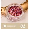 Lentejuelas para uñas, huecas, planas, con purpurina en polvo, colores mágicos, grandes, mixtas, oscuras, para reina de la noche, joyería para uñas al por mayor