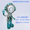 Escultura da Moda Famosa na Internet, Peça de Iluminação Decorativa para Casa de Luxo Leve, Luminária de Chão Grande de Astronauta Designer Feita à Mão