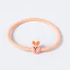 Versión coreana de la nueva cuerda de pelo de conejo alta elasticidad nailon lindo accesorios para el pelo de niños suministro de fábrica color anillo para el pelo de niña pequeña