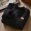 Camisetas de Manga Larga para Niños y Niñas, Nuevas Camisetas de Cuello Alto Corto de Primavera y Otoño para Niños, Elegantes Camisetas Básicas de Terciopelo Alemán para Principios de Otoño para Niños Pequeños