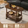Mesa Auxiliar para Sofá, Mesa de Centro Móvil, Carrito Pequeño, Sala de Estar Modelo Nuevo 2026, Mesita de Noche para Dormitorio, Mesa Vintage, Estante de Almacenamiento