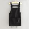Delantal al por mayor de fábrica Delantal impermeable y a prueba de aceite Delantal para cocina y tareas domésticas Catering Ropa de trabajo para hombres y mujeres Delantal