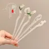 Grampo de Cabelo de Flor para Mulheres, Estilo Antigo, Novo Estilo Chinês, Grampo de Cabelo Moderno, Design de Grampo de Cabelo, Grampo de Cabelo Estilo Chinês Dinastia Han