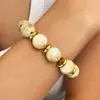 Moda Retrô Assimétrica Europeia e Americana Transfronteiriça Resina Ccb Prata Quebrada Turquesa Conjunto de Pulseiras com Contas Pulseira Maillard