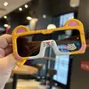 Protetor Solar Infantil Tigre Pequeno Óculos de Sol Polarizados Desenho Animado Fofo Doce Óculos de Sol Fofos para Bebê Óculos de Sol com Pernas de Silicone Macio