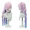 Peruca Cosplay Wuthering Waves Daniya Topo de Couro Cabeludo Camada Múltipla Gradiente Espessado Cachos Ondulados Romanos Lã Cosplay