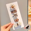 Pinza para el Cabello de Tela Absorbente para Bebé Pinza para Lanugo Infantil Lazo para Niña Peineta Peineta Pinza Pequeña Pinza para el Cabello Infantil