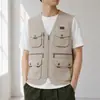 Chalecos de primavera y otoño para hombre de importación para padres de mediana edad y mayores, chalecos de hombre de talla grande