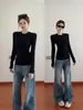 Colete Fair Isle para Mulheres, Novo Estilo Outono/Inverno, Gola Redonda Pequena, Conjunto Térmico Quente, Jaqueta Casual Solta de Lã de Cordeiro