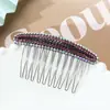 Accesorios para el Cabello Transfronterizos, Peines para el Cabello Incrustados de Diamantes, Pasadores para el Cabello de Diamante Completo, Pinzas para Moños Dulces y Elegantes, Estilo Coreano