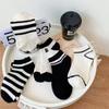 Calcetines de Verano para Mujer Calcetines Cortos de Seda de Hielo Finos con Flores Ins Modernos Malla de Seda de Vidrio Rojos Absorbentes de Sudor Transpirables Cass Calcetines de Barco