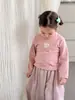 Ropa para niños con forma de pera, ropa interior básica para niñas, pijama de invierno cálido, cuello semi-alto, top infantil de dibujos animados, ropa de bebé Clase A