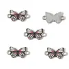 Accesorios Populares de Joyería DIY Mariposa Impresa Accesorios Dobles Colgantes Accesorios de Joyería Accesorios Hebilla de Eslabón de Pulsera W566