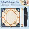 Tapete de Mesa de Mahjong Transfronterizo para Uso en Casa, Silencioso, Antideslizante, Engrosado, Impermeable, Adecuado para Salas de Juegos, Tapete de Mahjong Tejido a Mano, Personalizable con tu Propio Diseño